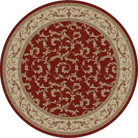 Perfectpillows 9 ft. 3 in. x 12 ft. 6 in. Jewel Veronica Red PE726062
